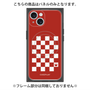 プレミアムパネル with MagSafe［ Racing checkered flag Red - レーシングチェッカーフラッグ レッド ］