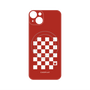プレミアムパネル with MagSafe［ Racing checkered flag Red - レーシングチェッカーフラッグ レッド ］