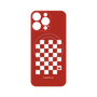プレミアムパネル with MagSafe［ Racing checkered flag Red - レーシングチェッカーフラッグ レッド ］