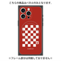 プレミアムパネル with MagSafe［ Racing checkered flag Red - レーシングチェッカーフラッグ レッド ］