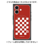 プレミアムパネル with MagSafe［ Racing checkered flag Red - レーシングチェッカーフラッグ レッド ］