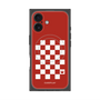 プレミアムパネル with MagSafe［ Racing checkered flag Red - レーシングチェッカーフラッグ レッド ］