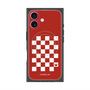 プレミアムパネル with MagSafe［ Racing checkered flag Red - レーシングチェッカーフラッグ レッド ］