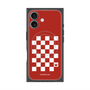 プレミアムパネル with MagSafe［ Racing checkered flag Red - レーシングチェッカーフラッグ レッド ］