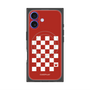 プレミアムパネル with MagSafe［ Racing checkered flag Red - レーシングチェッカーフラッグ レッド ］