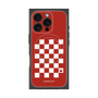 プレミアムパネル with MagSafe［ Racing checkered flag Red - レーシングチェッカーフラッグ レッド ］