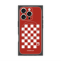 プレミアムパネル with MagSafe［ Racing checkered flag Red - レーシングチェッカーフラッグ レッド ］