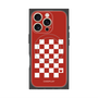 プレミアムパネル with MagSafe［ Racing checkered flag Red - レーシングチェッカーフラッグ レッド ］