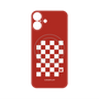 プレミアムパネル with MagSafe［ Racing checkered flag Red - レーシングチェッカーフラッグ レッド ］
