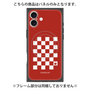 プレミアムパネル with MagSafe［ Racing checkered flag Red - レーシングチェッカーフラッグ レッド ］