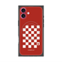 プレミアムパネル with MagSafe［ Racing checkered flag Red - レーシングチェッカーフラッグ レッド ］