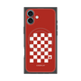 プレミアムパネル with MagSafe［ Racing checkered flag Red - レーシングチェッカーフラッグ レッド ］