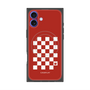 プレミアムパネル with MagSafe［ Racing checkered flag Red - レーシングチェッカーフラッグ レッド ］