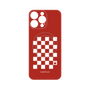 プレミアムパネル with MagSafe［ Racing checkered flag Red - レーシングチェッカーフラッグ レッド ］