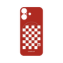 プレミアムパネル with MagSafe［ Racing checkered flag Red - レーシングチェッカーフラッグ レッド ］