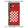 プレミアムパネル with MagSafe［ Racing checkered flag Red - レーシングチェッカーフラッグ レッド ］
