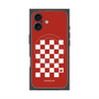 プレミアムパネル with MagSafe［ Racing checkered flag Red - レーシングチェッカーフラッグ レッド ］