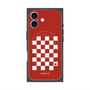 プレミアムパネル with MagSafe［ Racing checkered flag Red - レーシングチェッカーフラッグ レッド ］
