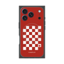プレミアムパネル with MagSafe［ Racing checkered flag Red - レーシングチェッカーフラッグ レッド ］