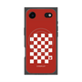 プレミアムパネル with MagSafe［ Racing checkered flag Red - レーシングチェッカーフラッグ レッド ］