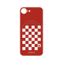 プレミアムパネル with MagSafe［ Racing checkered flag Red - レーシングチェッカーフラッグ レッド ］