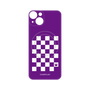プレミアムパネル with MagSafe［ Racing checkered flag Purple - レーシングチェッカーフラッグ パープル ］