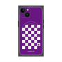プレミアムパネル with MagSafe［ Racing checkered flag Purple - レーシングチェッカーフラッグ パープル ］