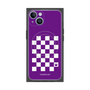 プレミアムパネル with MagSafe［ Racing checkered flag Purple - レーシングチェッカーフラッグ パープル ］