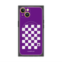 プレミアムパネル with MagSafe［ Racing checkered flag Purple - レーシングチェッカーフラッグ パープル ］