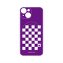 プレミアムパネル with MagSafe［ Racing checkered flag Purple - レーシングチェッカーフラッグ パープル ］