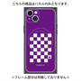 プレミアムパネル with MagSafe［ Racing checkered flag Purple - レーシングチェッカーフラッグ パープル ］