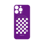 プレミアムパネル with MagSafe［ Racing checkered flag Purple - レーシングチェッカーフラッグ パープル ］