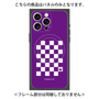プレミアムパネル with MagSafe［ Racing checkered flag Purple - レーシングチェッカーフラッグ パープル ］