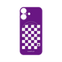 プレミアムパネル with MagSafe［ Racing checkered flag Purple - レーシングチェッカーフラッグ パープル ］