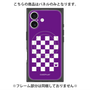 プレミアムパネル with MagSafe［ Racing checkered flag Purple - レーシングチェッカーフラッグ パープル ］