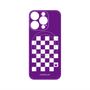 プレミアムパネル with MagSafe［ Racing checkered flag Purple - レーシングチェッカーフラッグ パープル ］