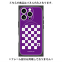 プレミアムパネル with MagSafe［ Racing checkered flag Purple - レーシングチェッカーフラッグ パープル ］