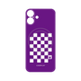 プレミアムパネル with MagSafe［ Racing checkered flag Purple - レーシングチェッカーフラッグ パープル ］