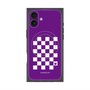 プレミアムパネル with MagSafe［ Racing checkered flag Purple - レーシングチェッカーフラッグ パープル ］