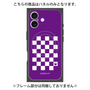 プレミアムパネル with MagSafe［ Racing checkered flag Purple - レーシングチェッカーフラッグ パープル ］