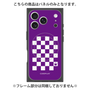 プレミアムパネル with MagSafe［ Racing checkered flag Purple - レーシングチェッカーフラッグ パープル ］