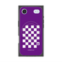 プレミアムパネル with MagSafe［ Racing checkered flag Purple - レーシングチェッカーフラッグ パープル ］