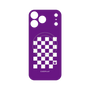プレミアムパネル with MagSafe［ Racing checkered flag Purple - レーシングチェッカーフラッグ パープル ］