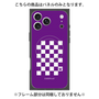 プレミアムパネル with MagSafe［ Racing checkered flag Purple - レーシングチェッカーフラッグ パープル ］
