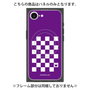 プレミアムパネル with MagSafe［ Racing checkered flag Purple - レーシングチェッカーフラッグ パープル ］