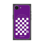 プレミアムパネル with MagSafe［ Racing checkered flag Purple - レーシングチェッカーフラッグ パープル ］