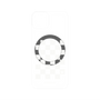 プレミアムパネル with MagSafe［ Racing checkered flag White - レーシングチェッカーフラッグ ホワイト ］