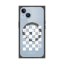 プレミアムパネル with MagSafe［ Racing checkered flag White - レーシングチェッカーフラッグ ホワイト ］