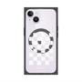 プレミアムパネル with MagSafe［ Racing checkered flag White - レーシングチェッカーフラッグ ホワイト ］