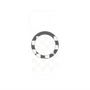 プレミアムパネル with MagSafe［ Racing checkered flag White - レーシングチェッカーフラッグ ホワイト ］